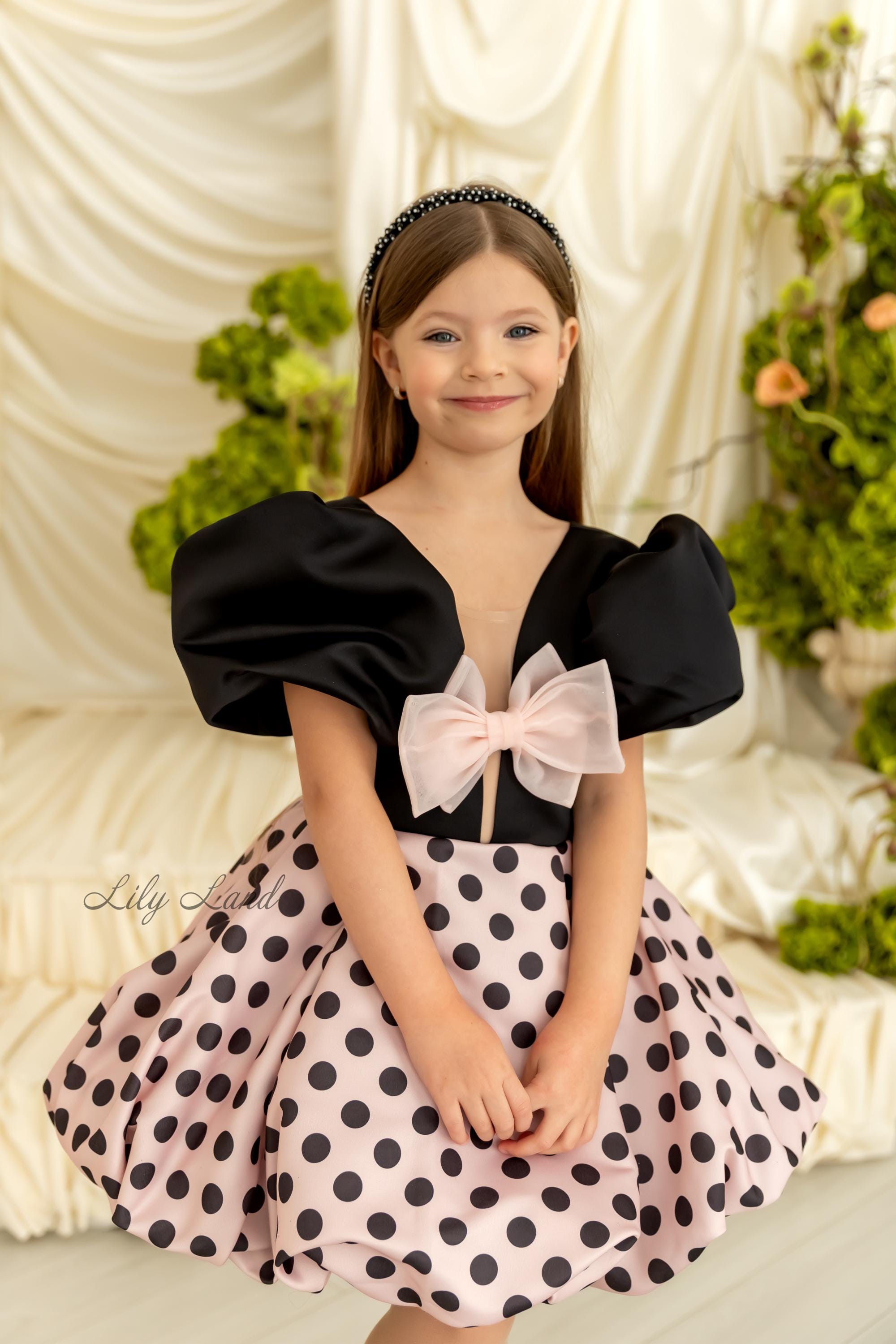 Polka Dot Satin Summer Birthday Baby Dress, Festival Wear, Girl Toddler Pageant Prom Gown, Mouse Party Tutu Puffy Outfit, Special Occasion