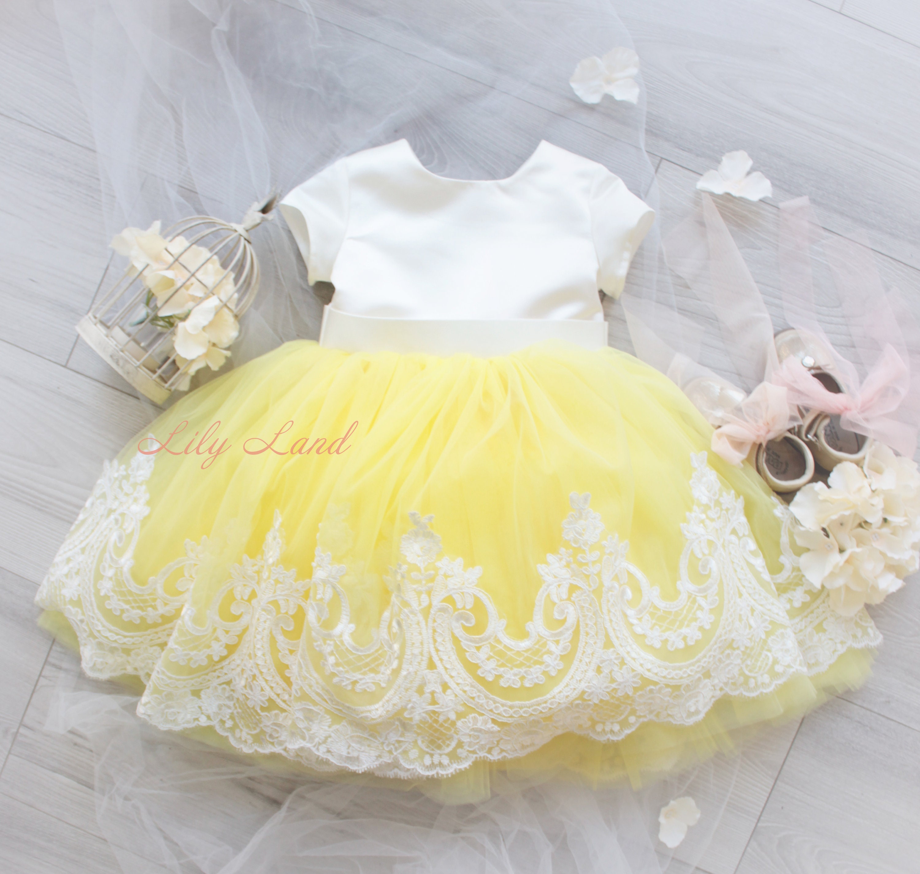 Girl dress yellow tutu dress girls tutu dress for baby tutu Etsy
