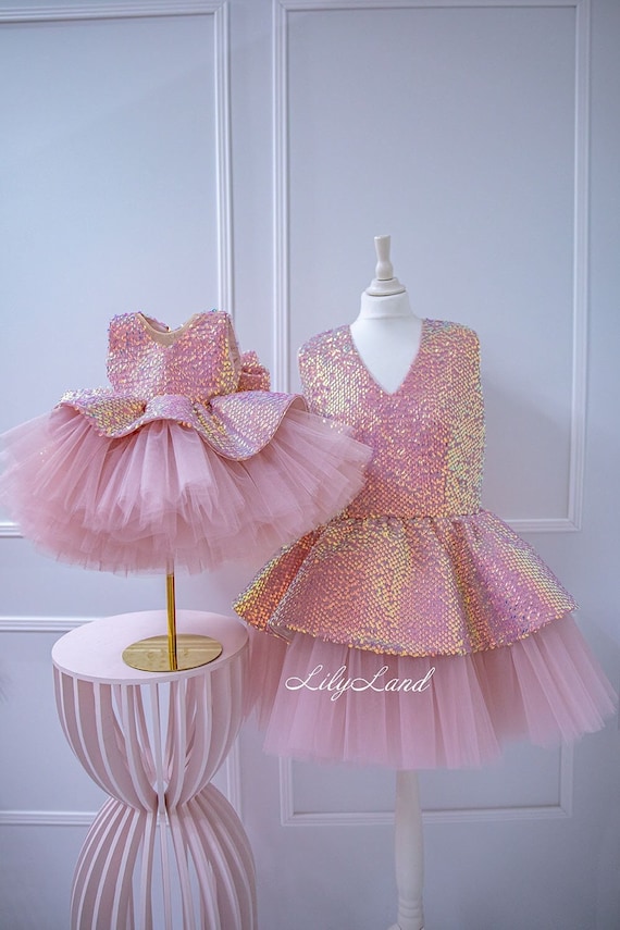 Sparkling Matching Mom and Me Dresses Birthday Prom Gowns, Wedding Guest  Photoshoot Mother Daughter Dresses for Christmas & Special Ocassion - Etsy