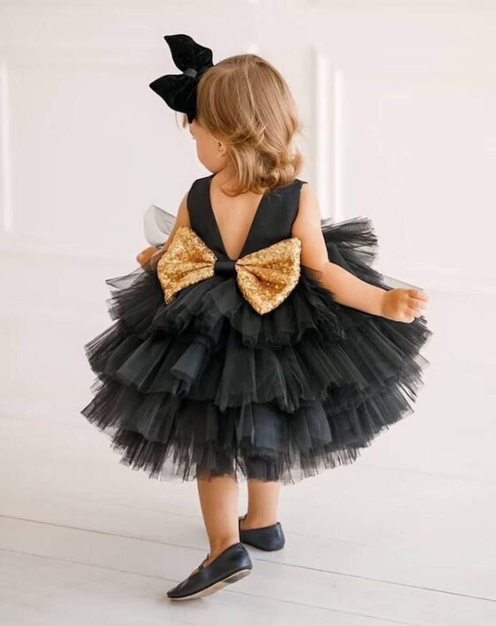 Little Black Dress Baby Girl Tulle Little Black Dress For Newborn Black And White First Little Black Dress Baby Girl Tulle Little Black Dress For Newborn Black And White First