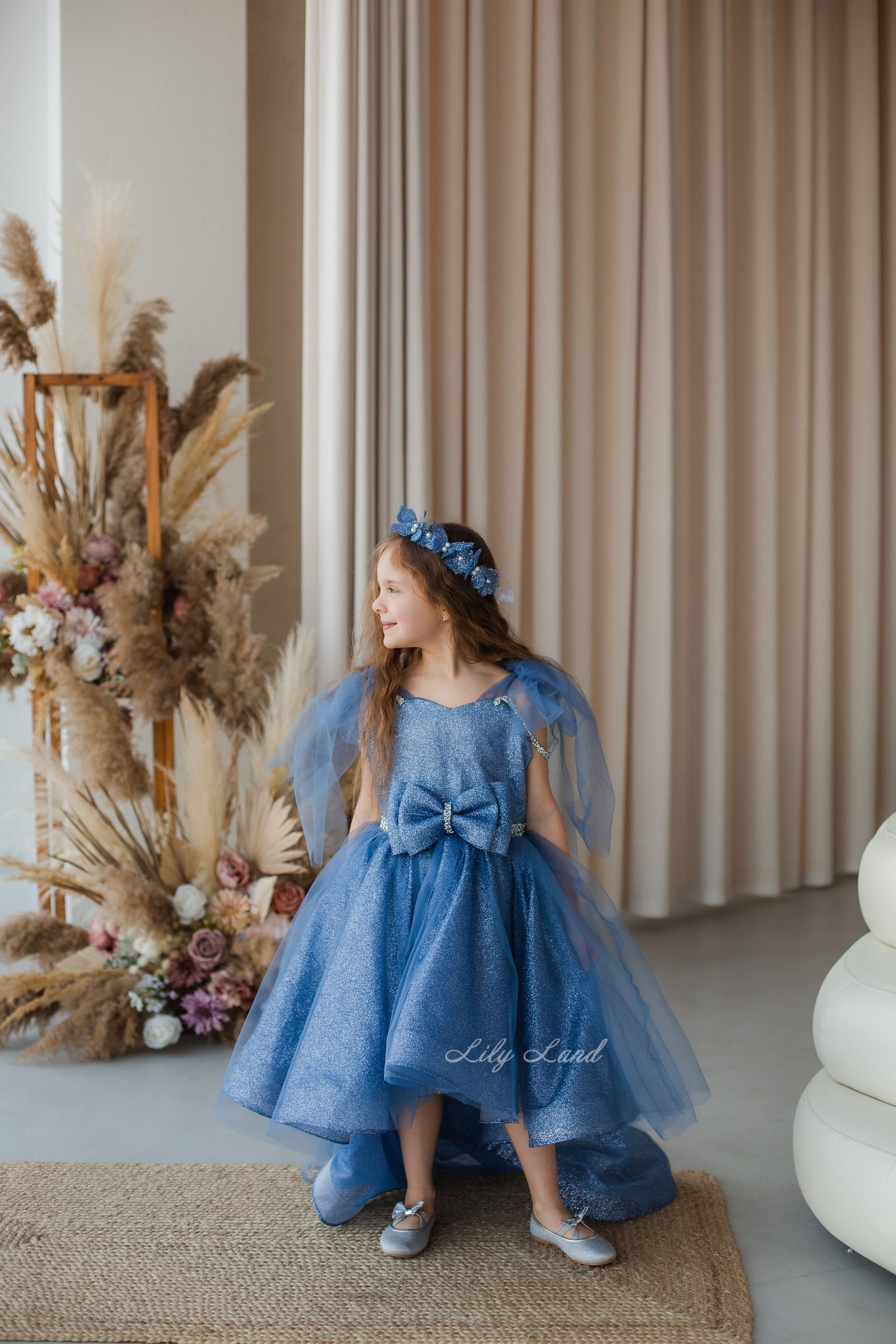 Navy blue top pageant dresses