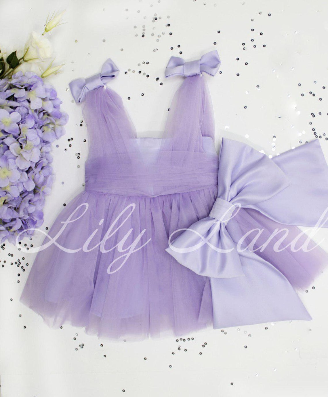 Baby girl dress lilac dress for girls stunning tulle tutu Etsy