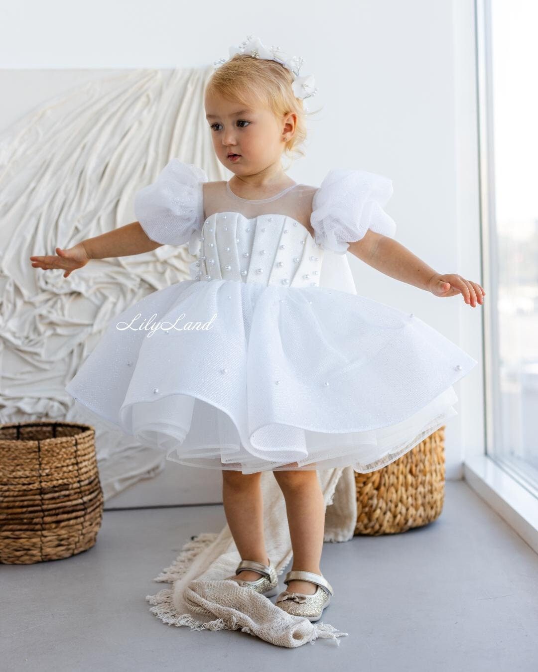 sachin and babi light blue dress Fairy Sparkle Princess Dress for Girls