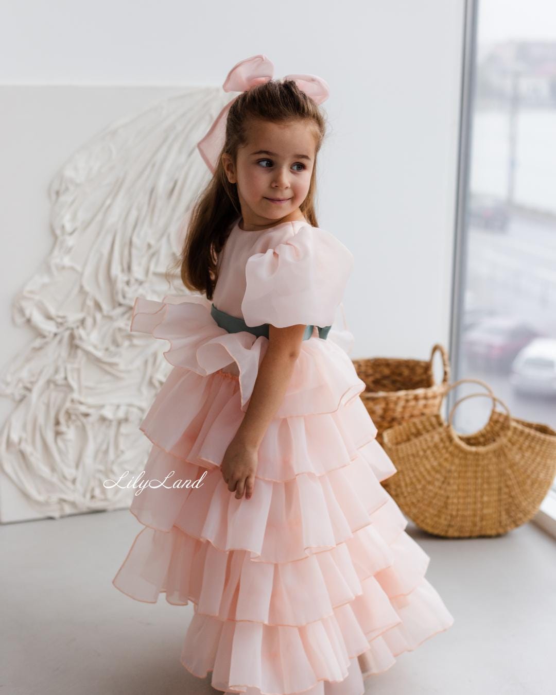 graduation dress for girls Junior Bridesmaid Flower Girl Flowy Tulles Maxi Dresses Wedding Parties (a-Pink, 3-4 Years): Clothing, Shoes & Jewelry Our charming asymmetrical organza dress is designed to make every special occasion magical Peach Prom Ball Graduation Dress,