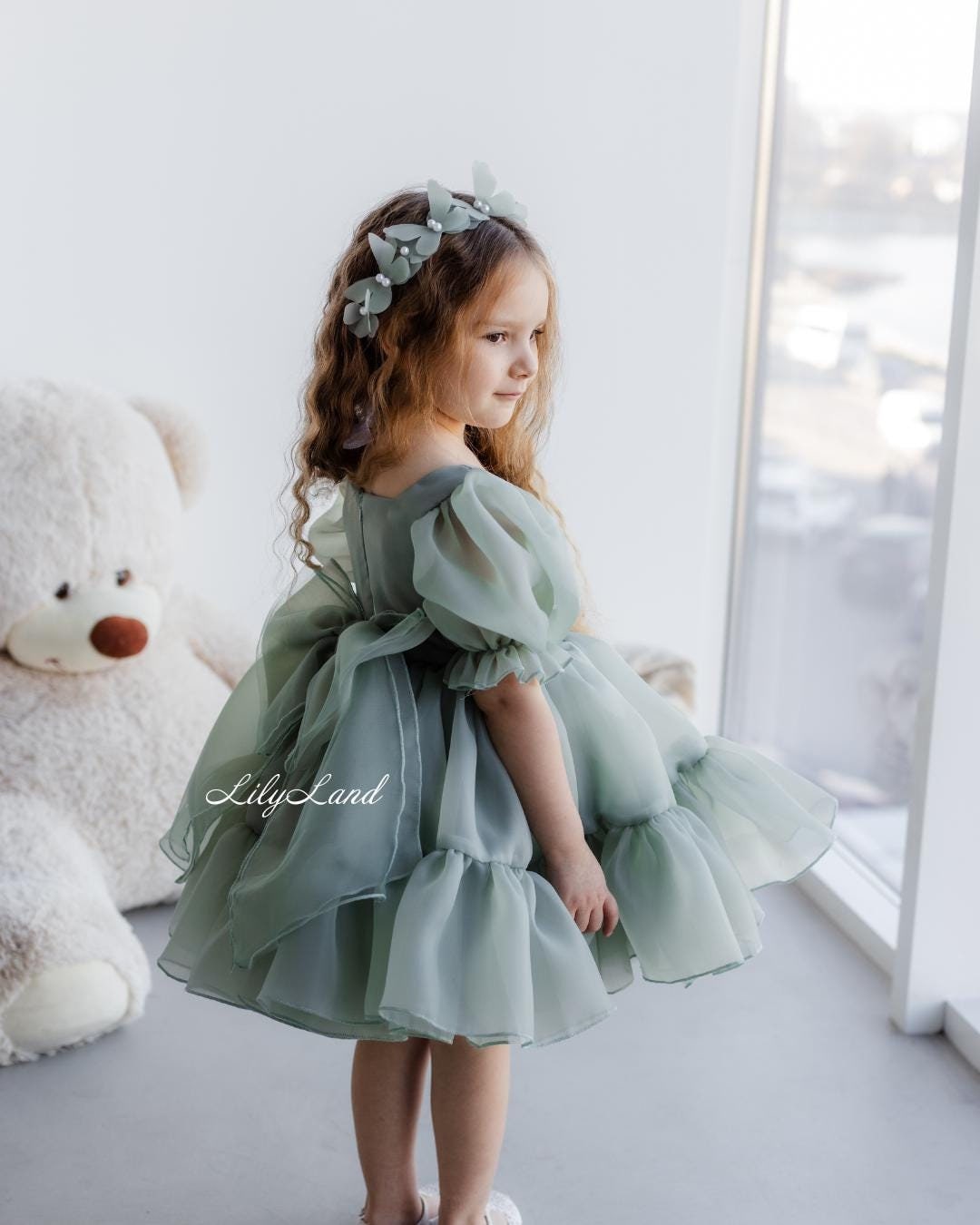 Sage Green Junior Bridesmaid Dress - Etsy