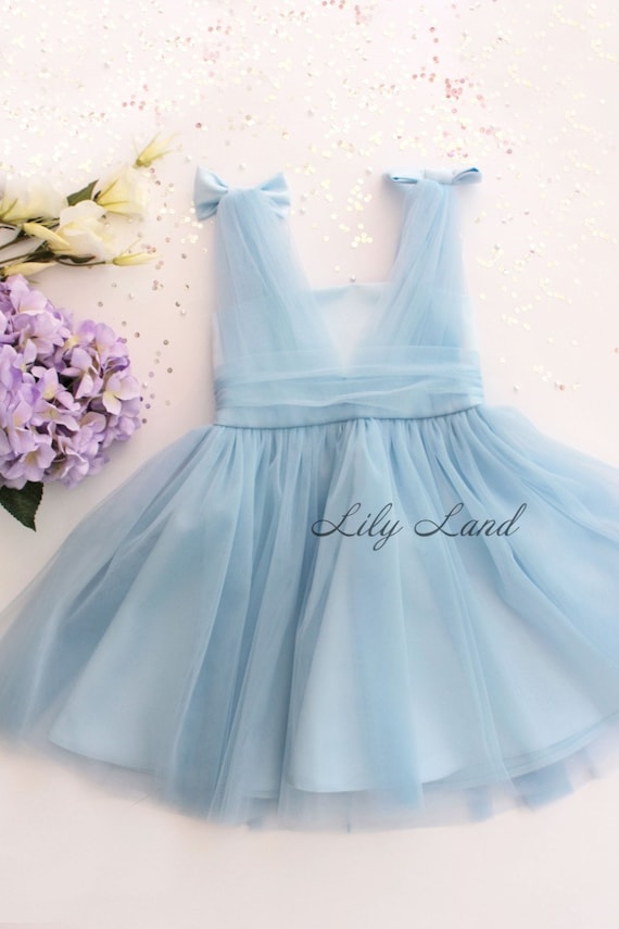 Blue Tutu for Toddler Tulle Skirt, Blue Flower Girl Dress Wedding Flower  Girl Dress, Girls Special Occasion Dress, Newborn - Size 12TWRB by Vanah  Lynn Designs