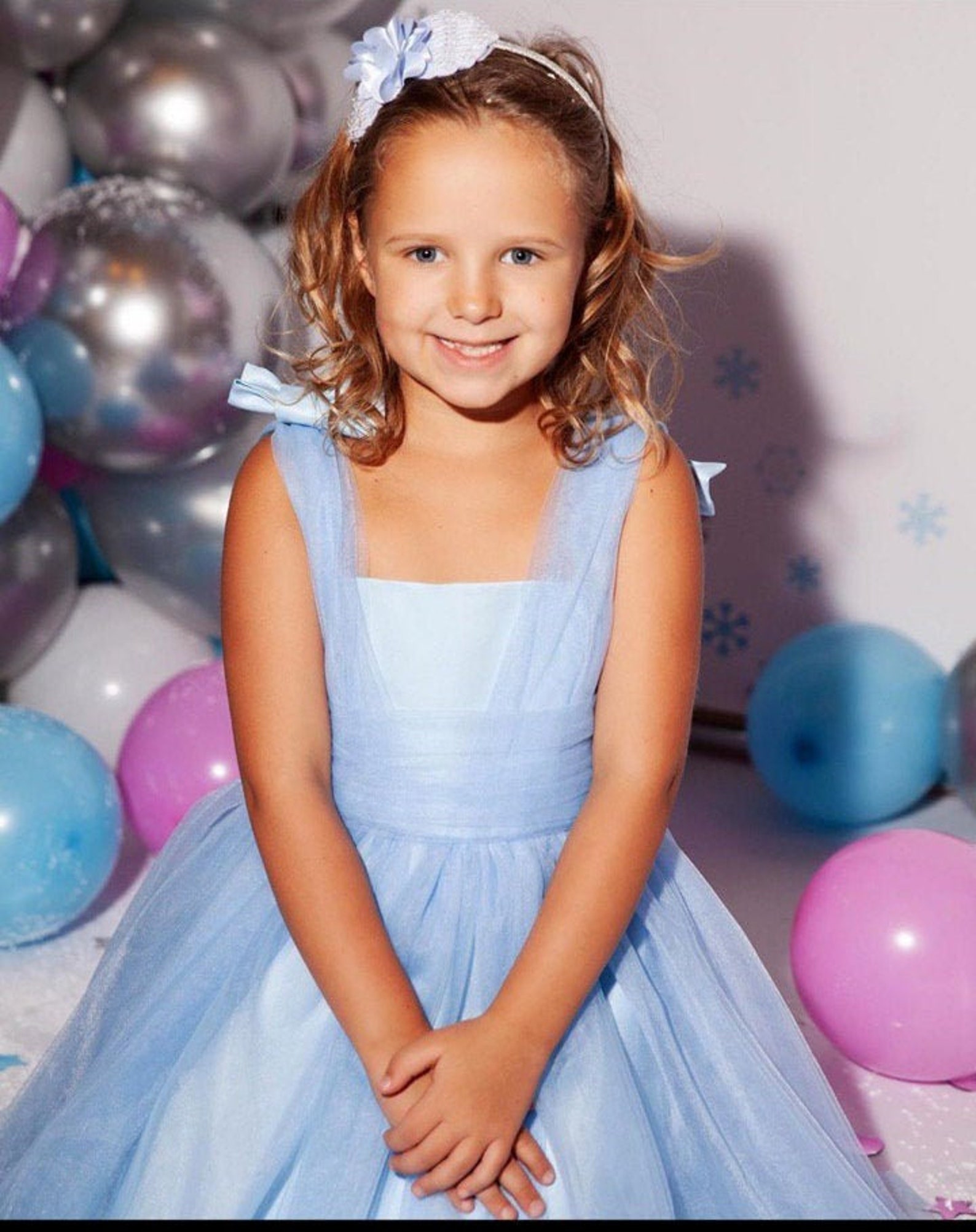 Baby girl formal dresses ready to ship blue adorable easy to Etsy