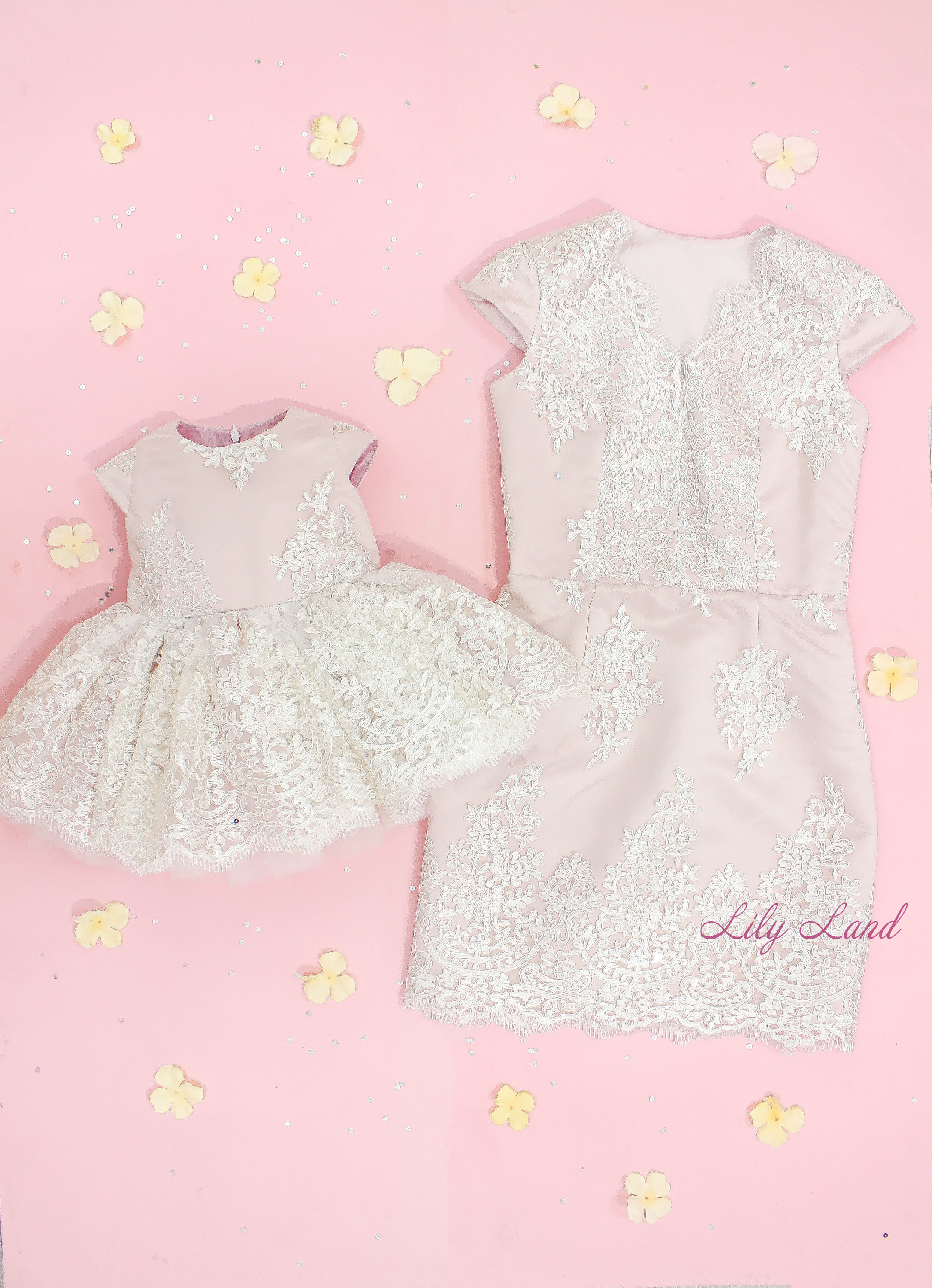 Matching mom and baby dresses lace birthday matching dresses Etsy