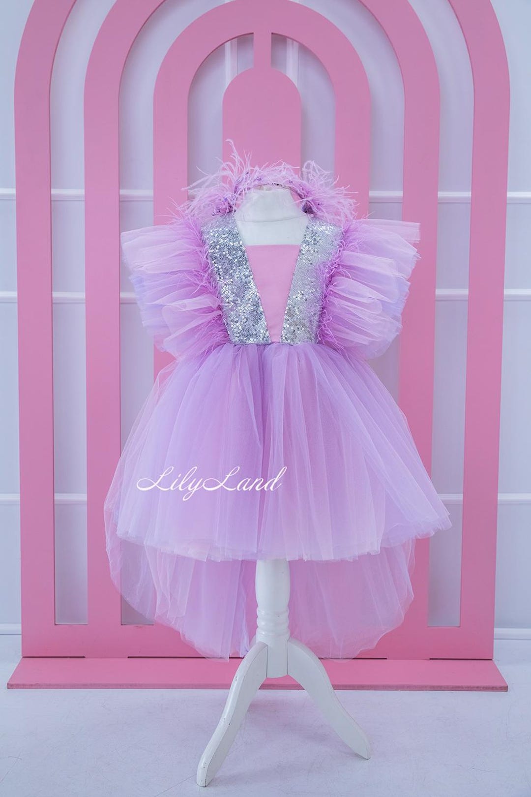 Pink Tulle Birthday Party Dress Puffy Flower Girl Dress Princess Tutu pink-tulle-birthday-party-dress-puffy-flower-girl-dress-princess-tutu