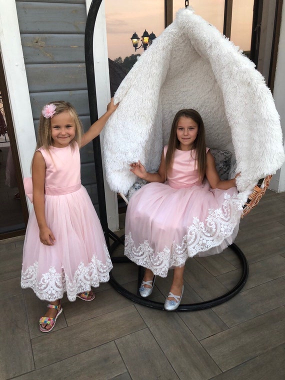 baby and sister matching dresses