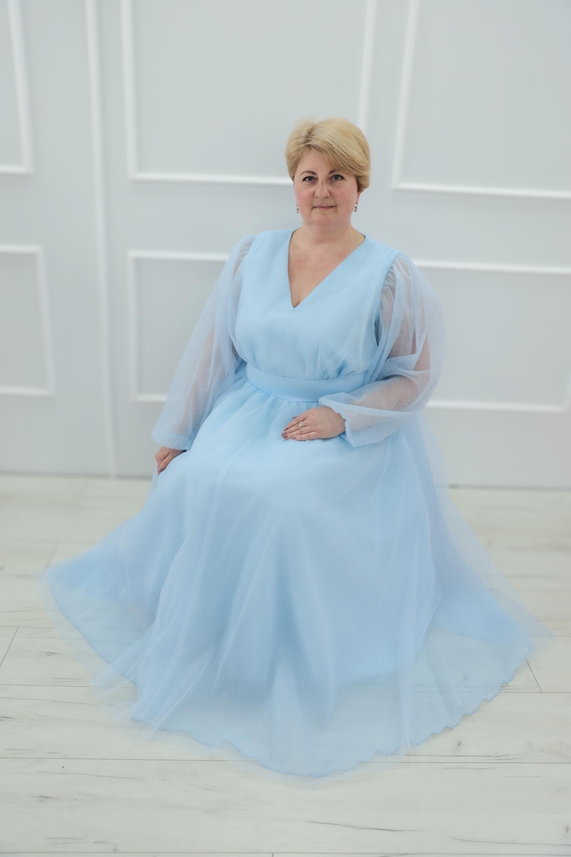 plus size baby blue dress City Chic Plus Size Ambrosia Strapless Tulle Dress