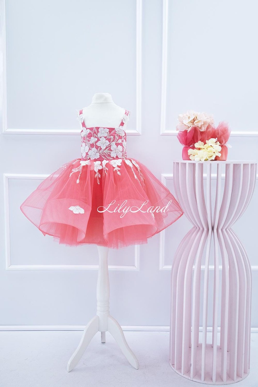 Flower Girl Dress Toddler For Wedding Flowers Pageant Dress Evening Gowns Birthday Party Dresses