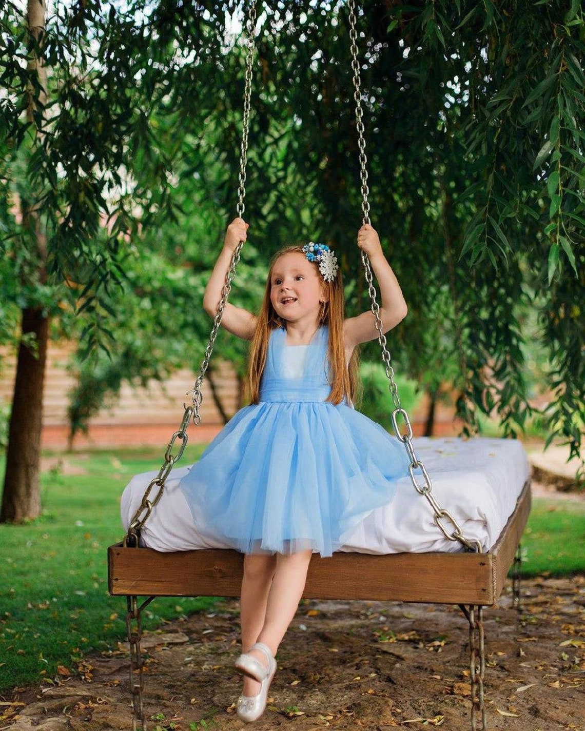 Baby girl formal dresses ready to ship blue adorable easy to Etsy