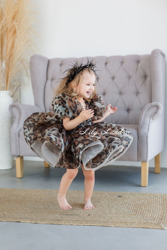 cream and brown dresses 5PCS Christmas Reindeer Dress Costume Set | Fur Trim Velvet Dress with Hooded Cape & Gloves & Headband & Belt main image 0
