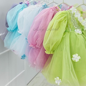 Tulle Tutu Birthday Baby Party Dress, Puffy Baby Princess Outfit, Flower Girl Prom Pageant Gown, Special Occasion Graduation Dance Attire