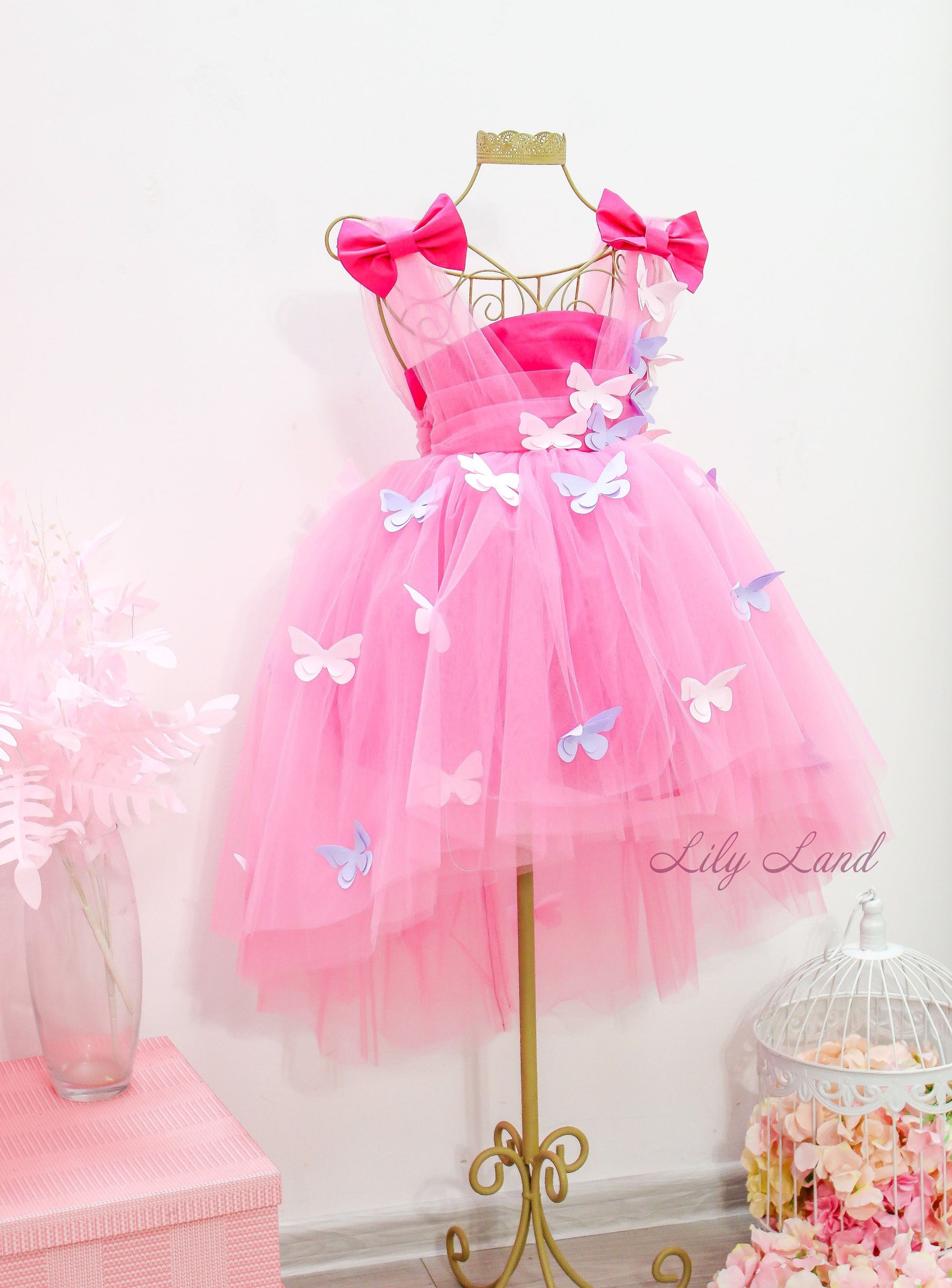 Baby dress with butterfly butterfly style birthday girl Etsy