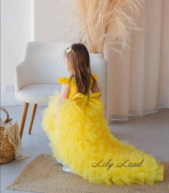 blue dress for baby girl Girls Dress Princess Dress Elsa Costumes Birthday Party – Sunny Fashion main image 1