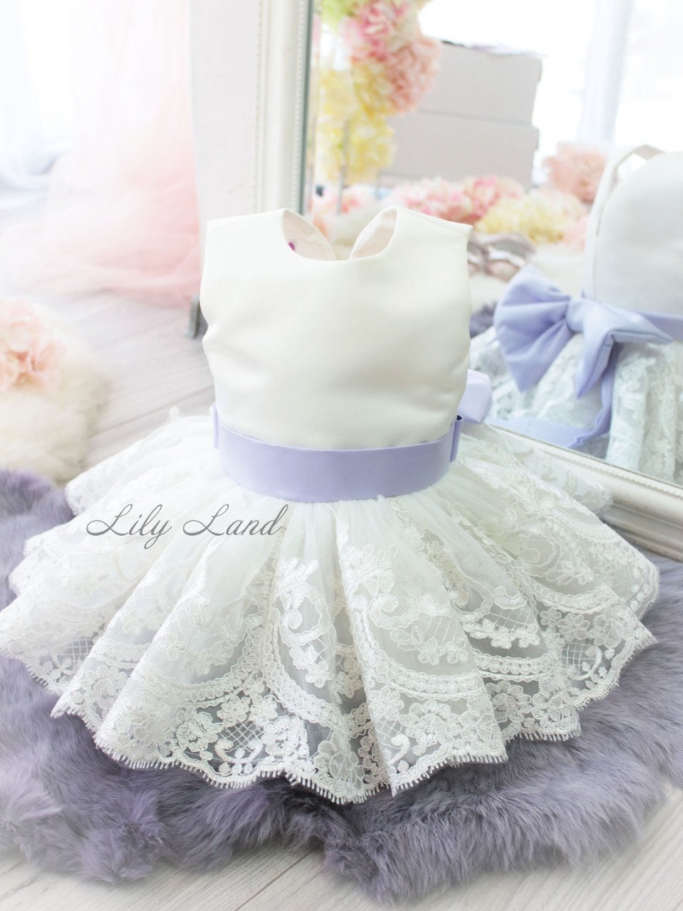 Ivory tulle dress baby dress ivory lace dress hand made dress Etsy
