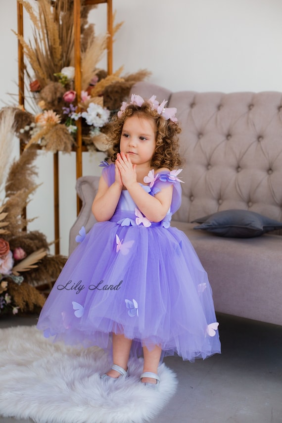 Puffy Purple Girls Princess Birthday Party Dress – HOUSE OF CLAIRE