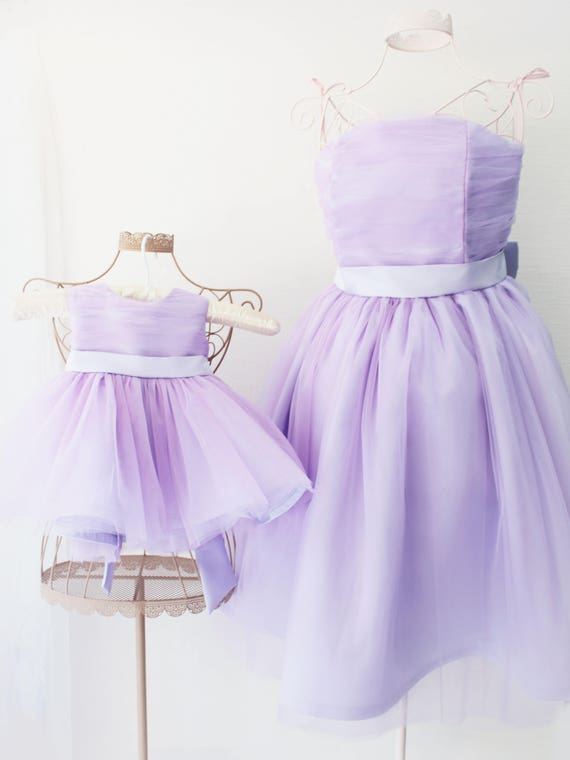 mommy and me purple dresses
