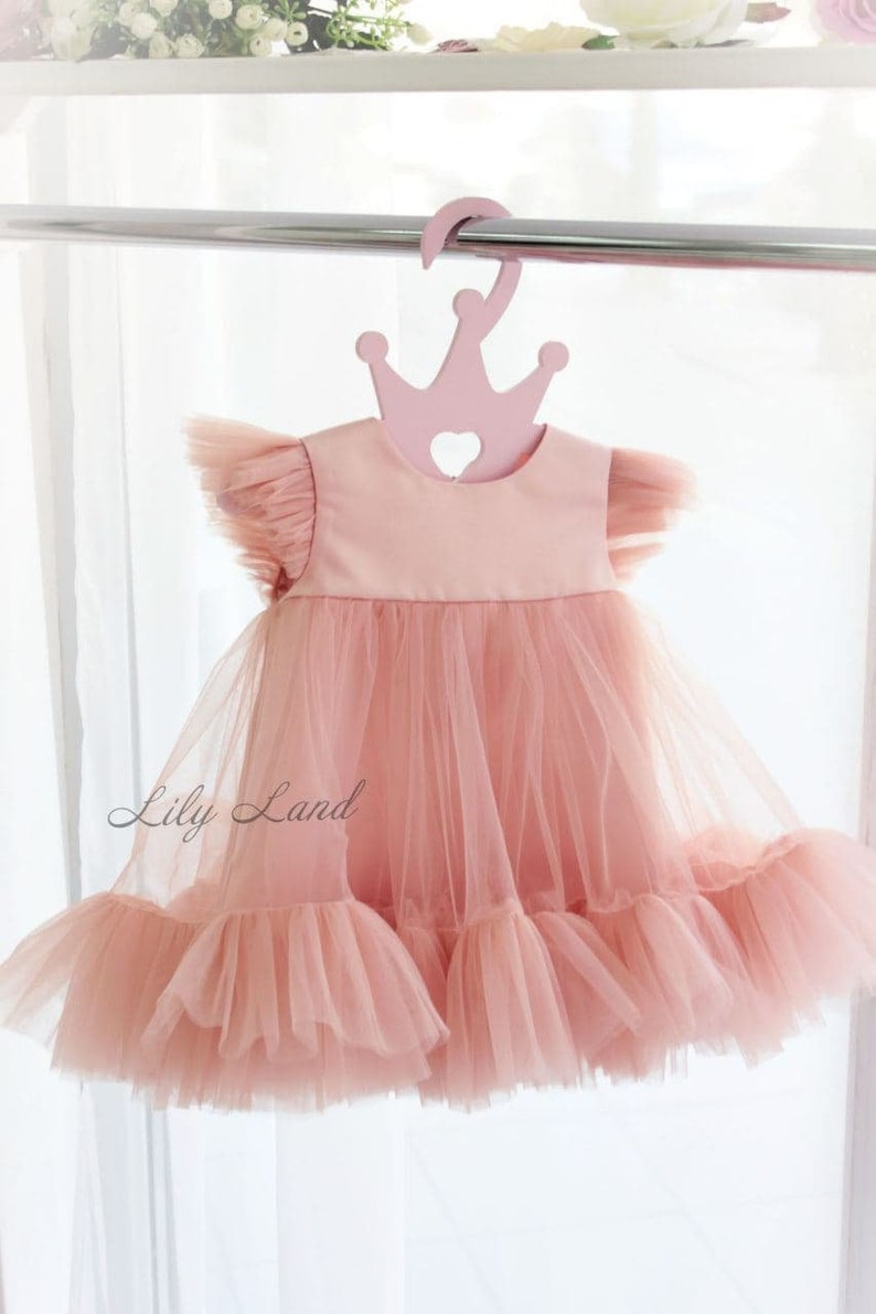 Yellow Summer Dress Tutu Dress Toddler Baby Girls Princess Etsy