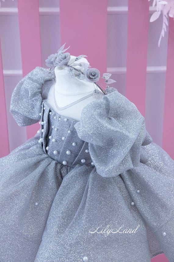 pink lily silver dress Silver Lily Dress