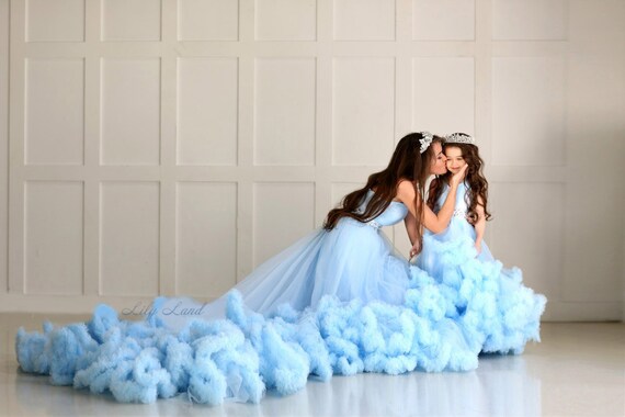 maternity dress with matching daughter dress