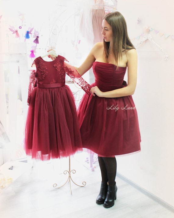 christmas dress for mum and daughter