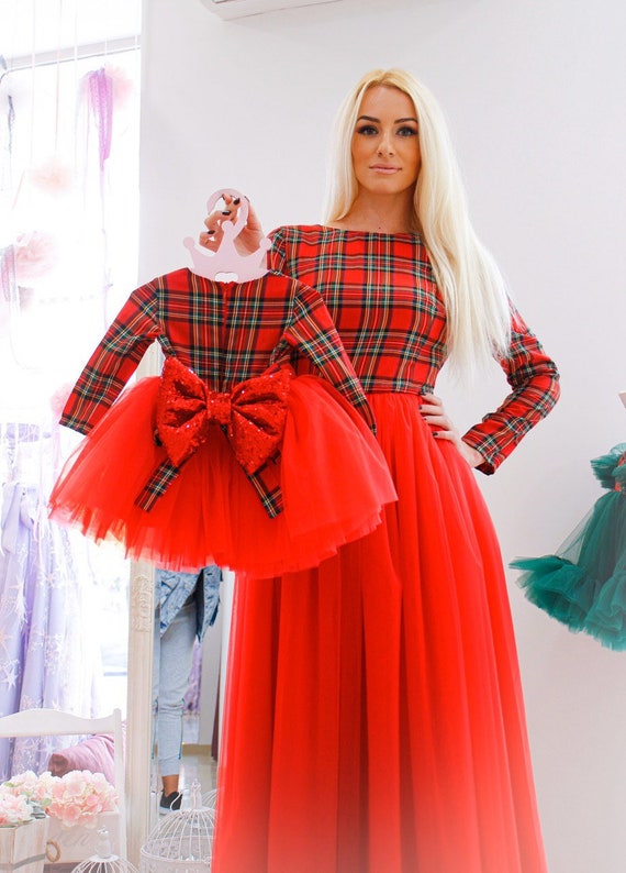 Madre hija vestidos a juego para la fiesta de Navidad sesión - Etsy México Madre hija vestidos a juego para la fiesta de Navidad sesión - Etsy México
