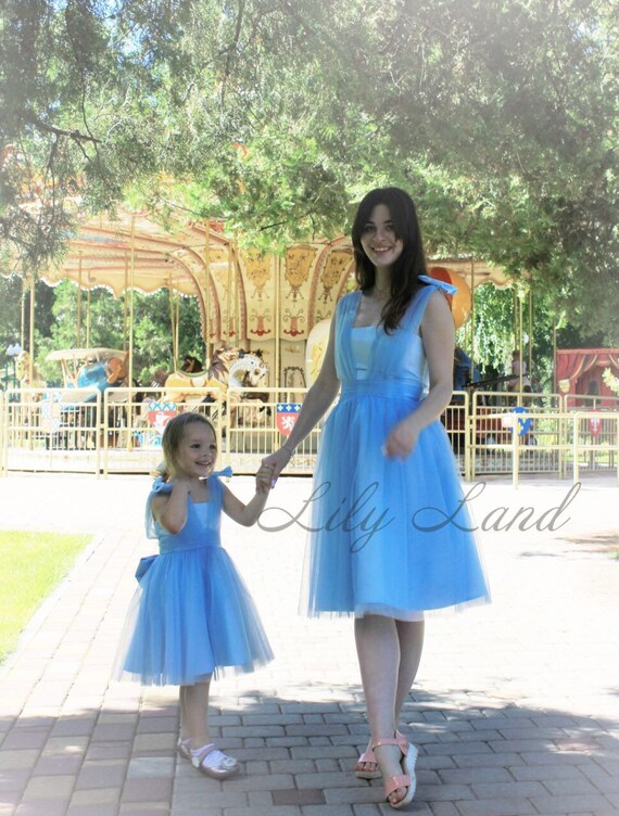 mom and daughter matching summer dresses