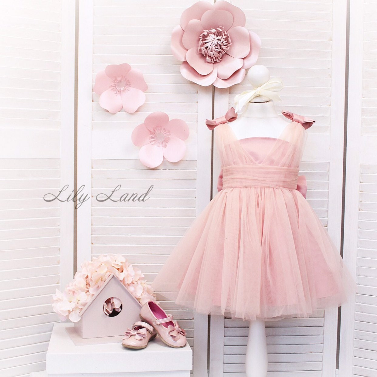 Baby Girls Peach Striped Fancy Dress Suit – Elegant 2 Piece Party Wear Set main image 1