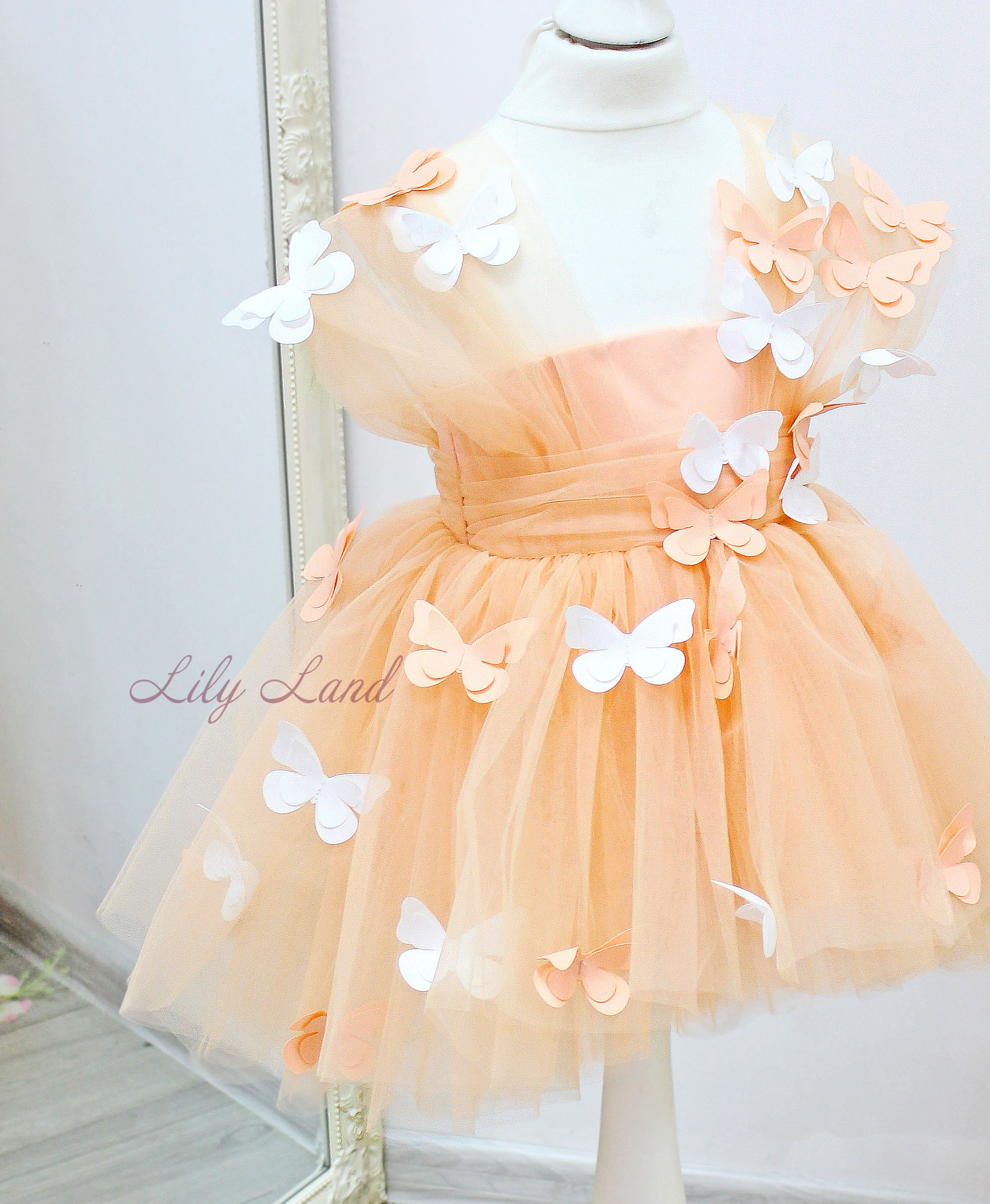 Baby girl dress with butterflies butterfly style birthday Etsy