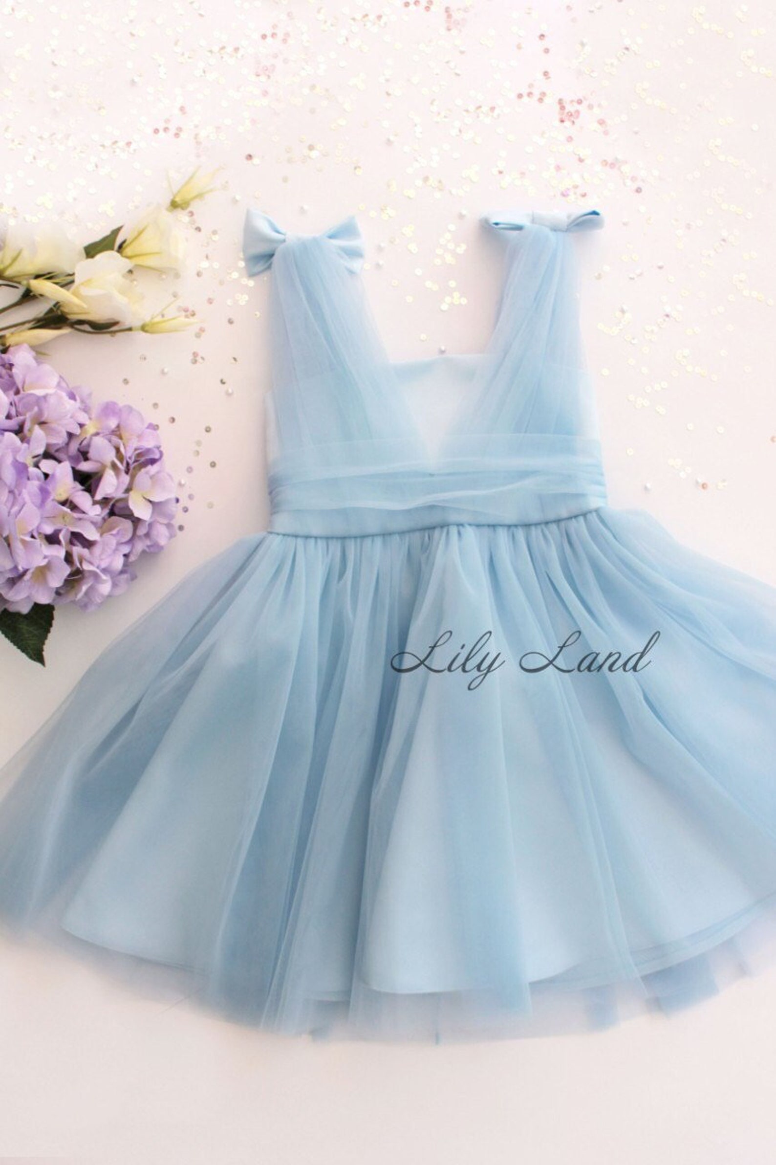 Baby girl formal dresses ready to ship blue adorable easy to Etsy