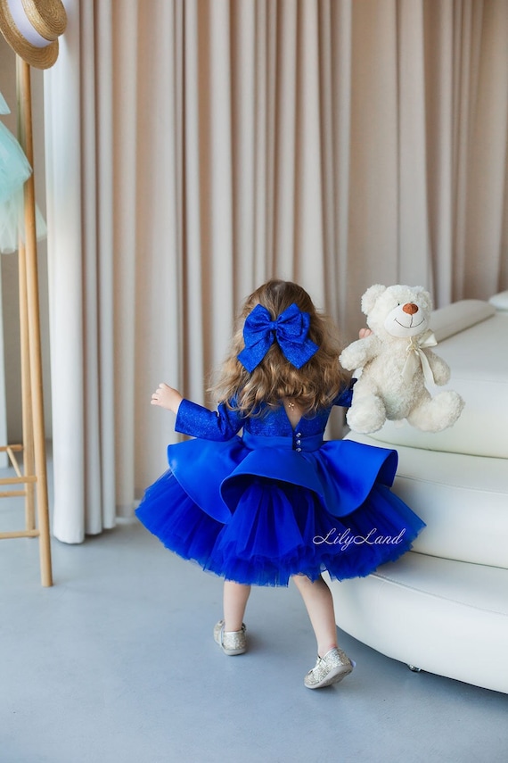 Blue dress for christmas discount