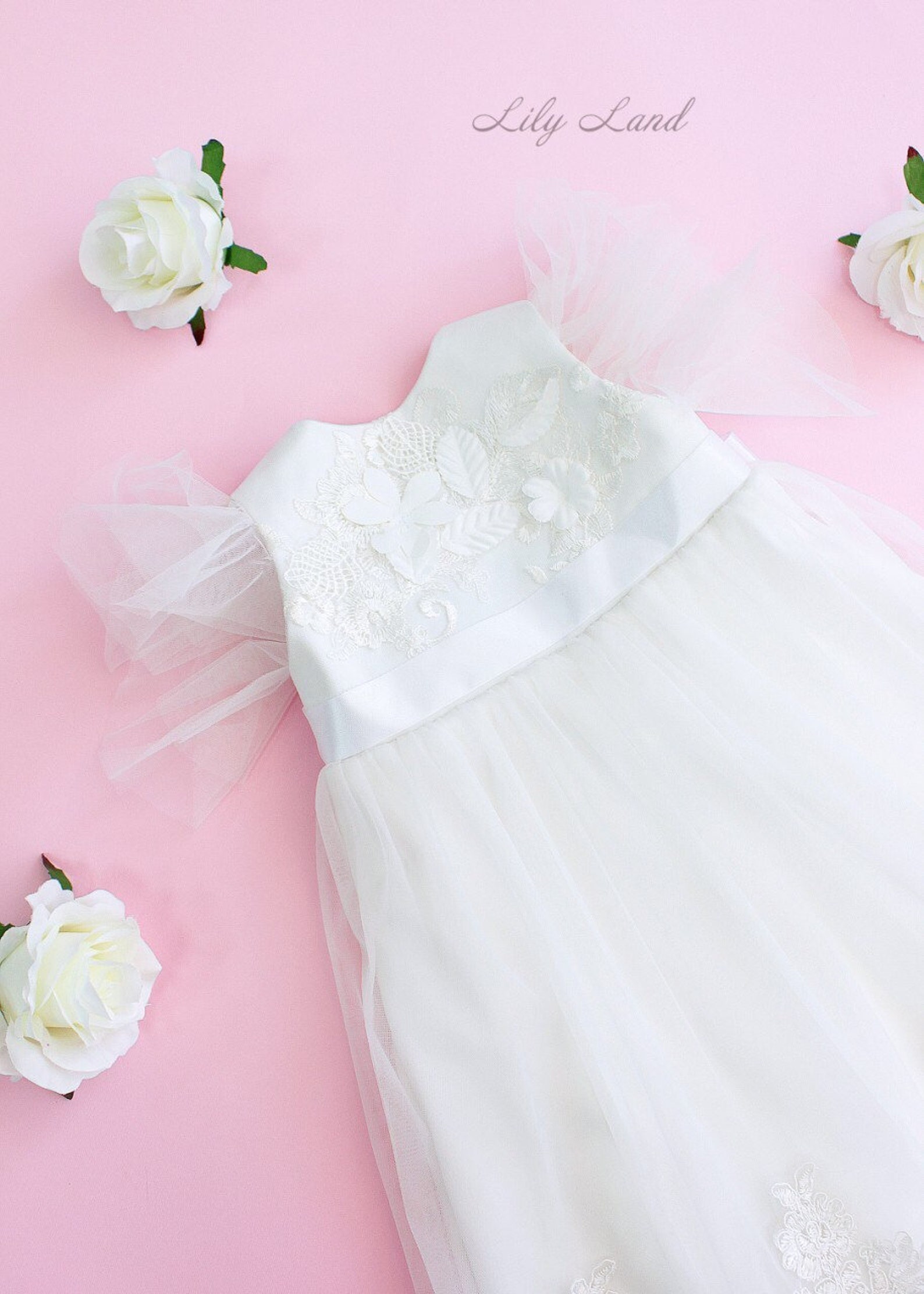 Ivory Baptism Outfit Baby Girl Baby Girls Christening Clothing Etsy