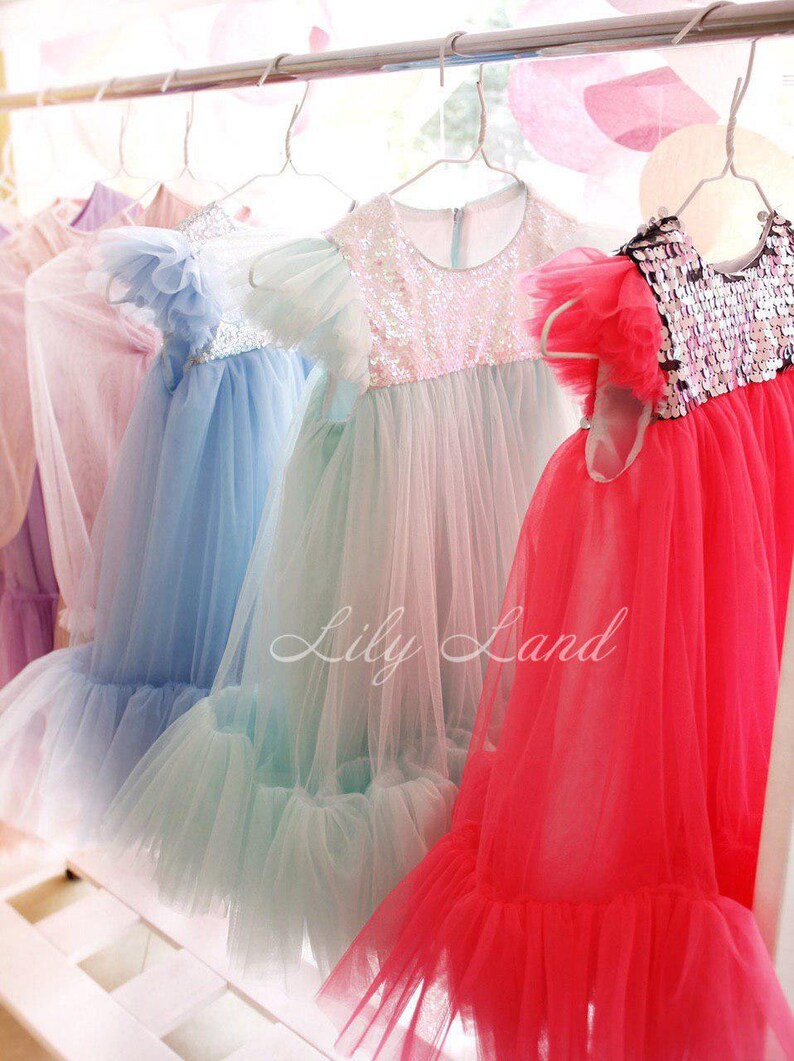 Bright Neon Tulle Dress for Baby Fluffy Dress for Infant Dress Etsy