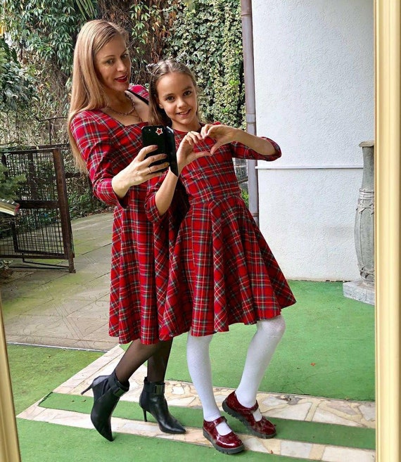 mother daughter christmas dresses