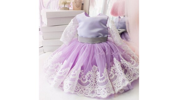 girls light purple dress