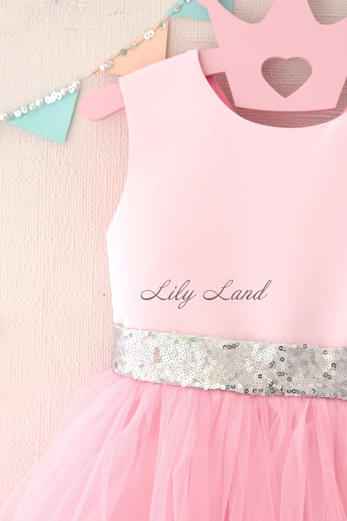 Pink Dress birthday party dress for girl sequin prom dress Etsy