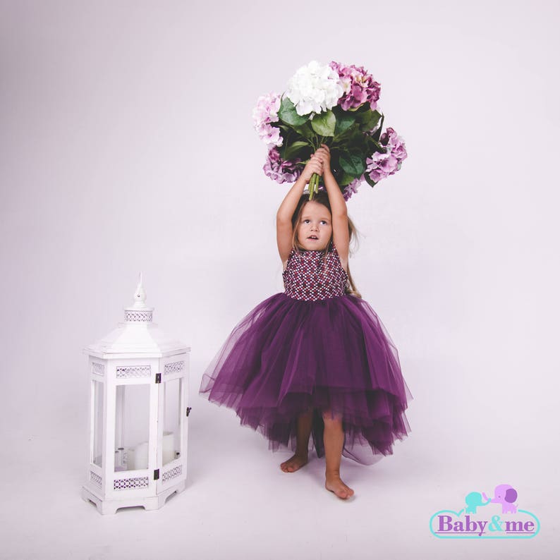 Plum girl dress velour girls dress toddler dress baby dress Etsy