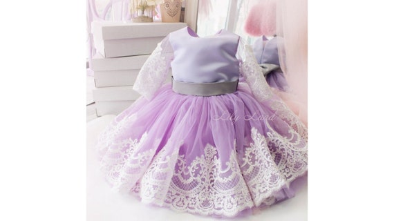 lilac baby dress