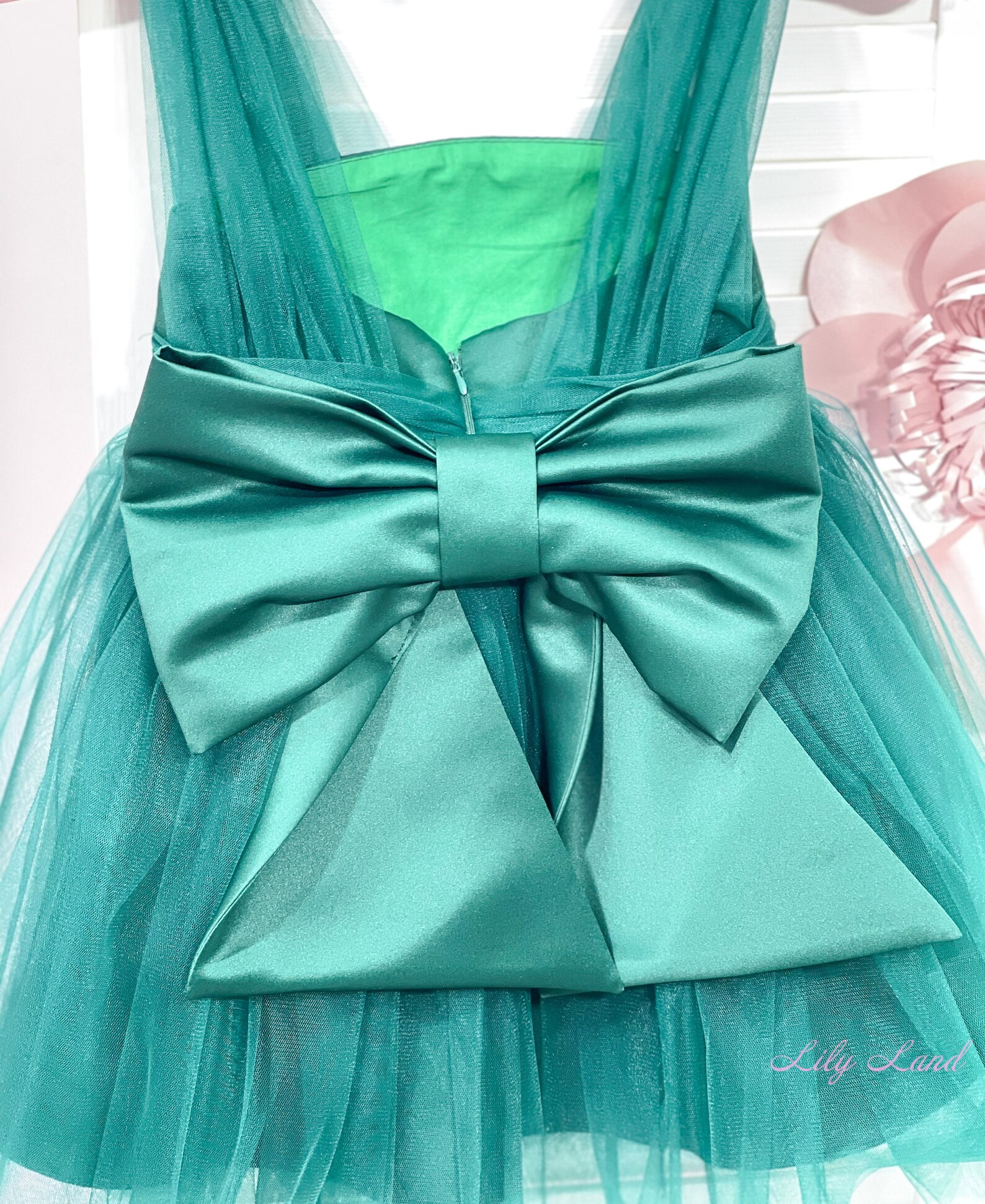 READY TO SHIP Emerald Green Pageant Dress First Birthday Baby Etsy