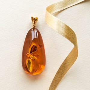 Orange Amber Stone With Insects, Large Thick Amber Resin Small Bits  Souvenir, Spiritual Light Yellow Amber Decoration Inclusions Gift Idea 