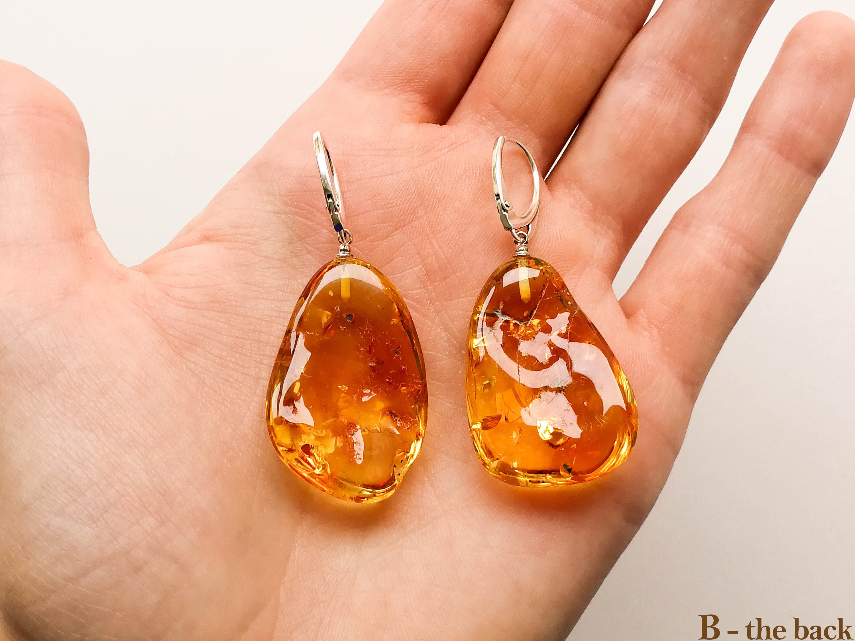 ハンドメイドアクセサリーあこ Acetate Oval Earring Charms - Acrylic Oval Pendant - Earring