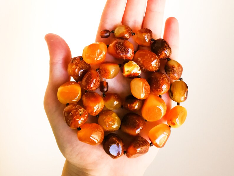 Caramel color raw amber with skin & imperfections Antique Etsy