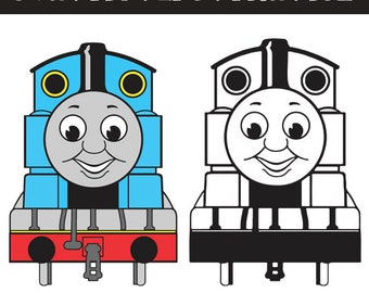 Thomas the train svg | Etsy