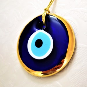 TAIZER Türkisch Blau Auge Evil Eye Amulett Wandbehang 3 Stücke