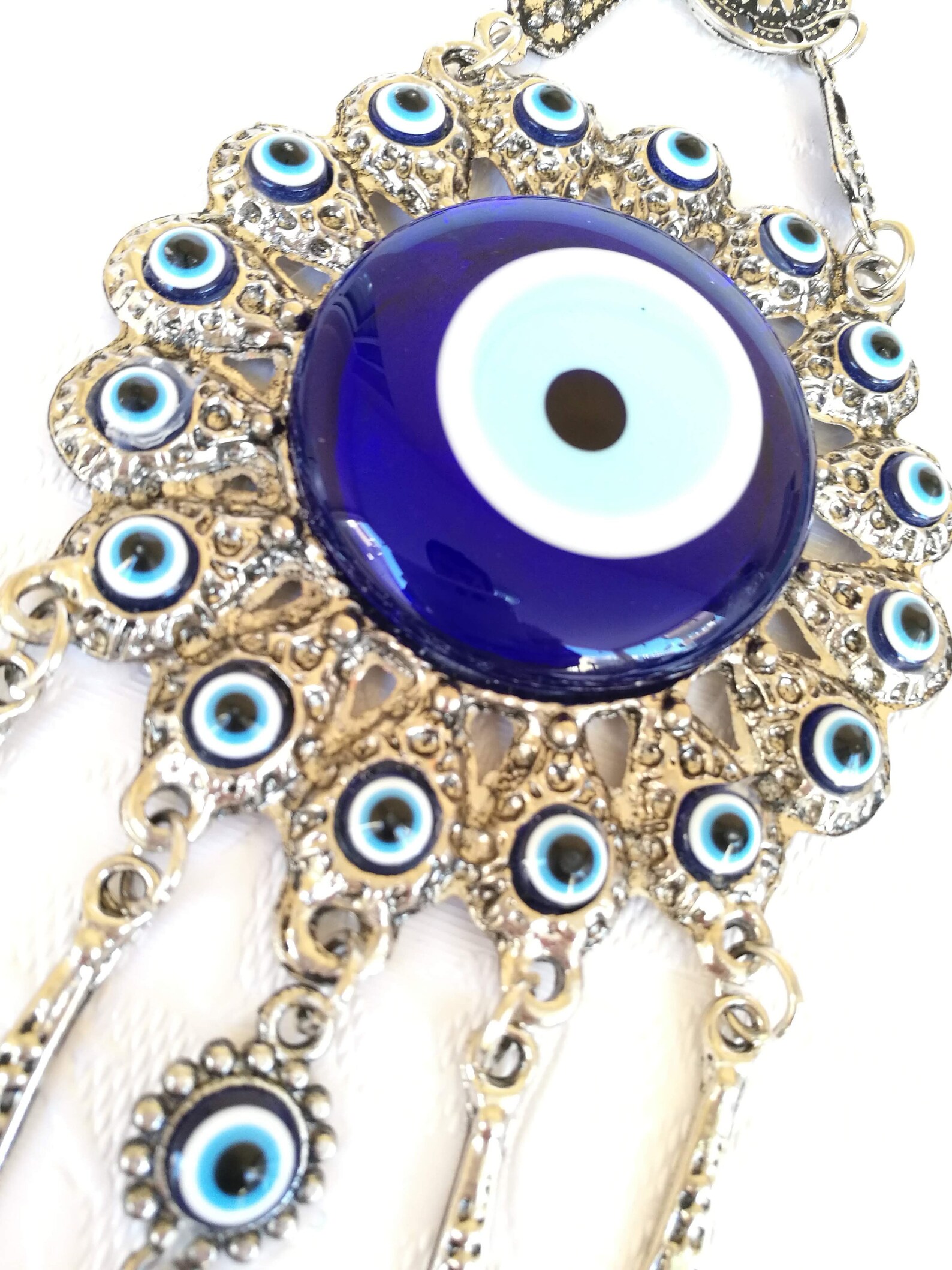 Evil Eye Wall Hangingmetal Brass Wall Hanging With Handmade Etsy