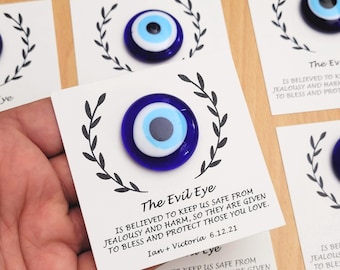 Evil Eye Magnet Favors: Wedding, Bridal Shower, Baptism