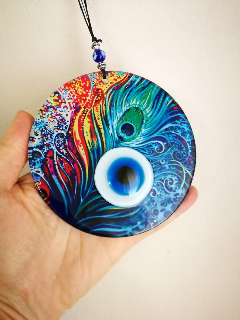 Perfect Fusion Modern Evil Eye Wall Hanging Amulet Home - Etsy